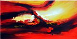 2010 Red Hot Fire painting